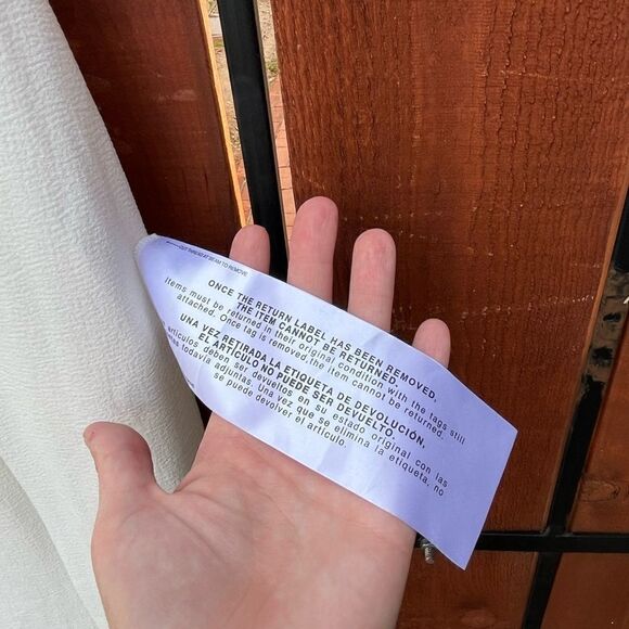 DRESS THE POPULATION Logan Off the Shoulder Evening Dress in Off White Large - Picture 7 of 8